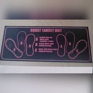 Women's Pink Squat Target Mat